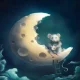 قصه صوتی جذاب شبی که موش کوچولو بیدار ماند
