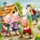 قصه جذاب و شنیدنی گرگ بد گنده و سه بچه خوک