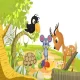 قصه جذاب و شنیدنی دوستی موش وکلاغ و لاک پشت وآهو