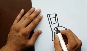 آموزش نقاشی صندلی ساده