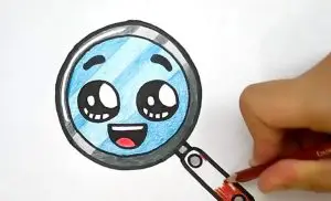 آموزش نقاشی ذره بین