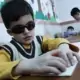 خط بریل برای نابینایی کودکان