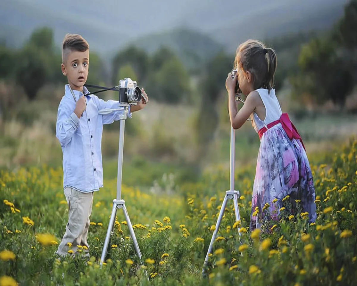 عکاسی کودک در فضای باز سمنان